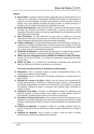 DiseñO De Base De Datos