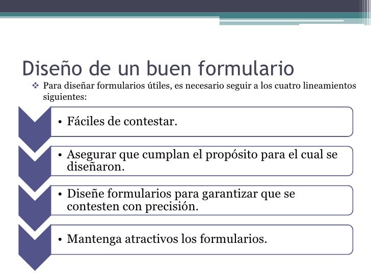Resultado de imagen para diseño de formularios