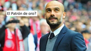 Plenamente alineado
Objetivos
Población
Metas claras
Validado
Buen entrenamiento
El Patrón de oro?
 