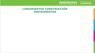 LINEAMIENTOS CONSTRUCCIÓN
INSTRUMENTOS
 