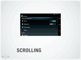 SCROLLING
 