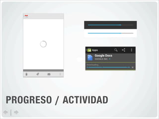 PROGRESO / ACTIVIDAD
 
