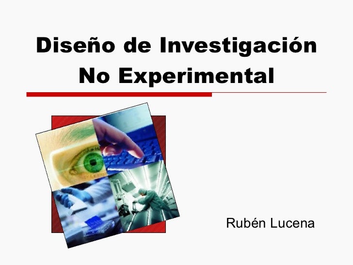 Diseño de investigación no experimental
