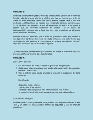 Diseño de la actividad 