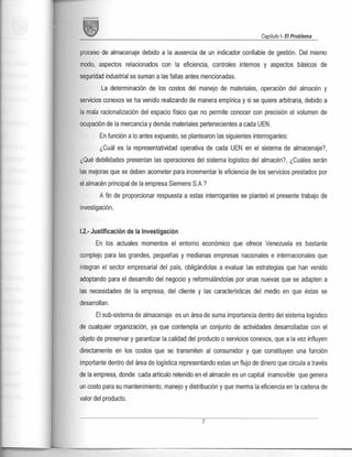 Diseño de plan de mejora de almacenamiento