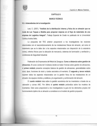 Diseño de plan de mejora de almacenamiento