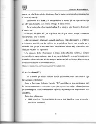 Diseño de plan de mejora de almacenamiento