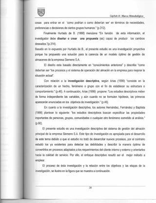 Diseño de plan de mejora de almacenamiento