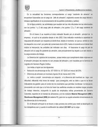 Diseño de plan de mejora de almacenamiento