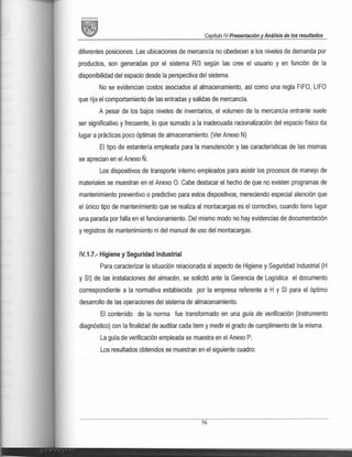 Diseño de plan de mejora de almacenamiento