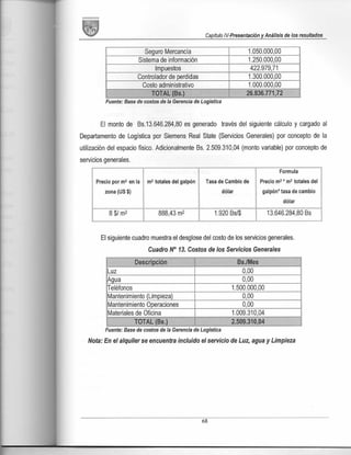 Diseño de plan de mejora de almacenamiento