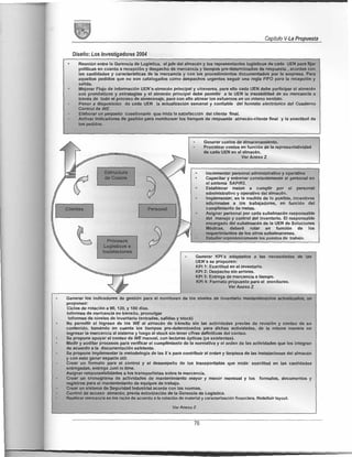 Diseño de plan de mejora de almacenamiento