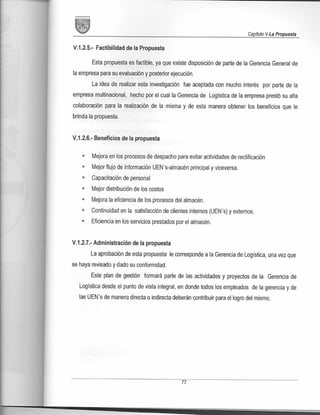 Diseño de plan de mejora de almacenamiento