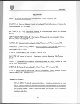 Diseño de plan de mejora de almacenamiento