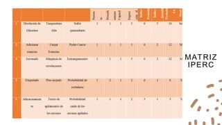 MATRIZ
IPERC
 