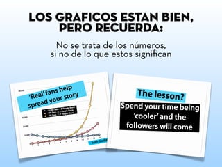 los graficos estan bien,
pero recuerda:
No se trata de los números,
si no de lo que estos signiﬁcan
 