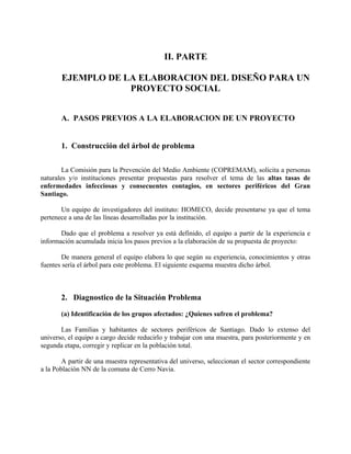 Diseño de proyecto social | PDF