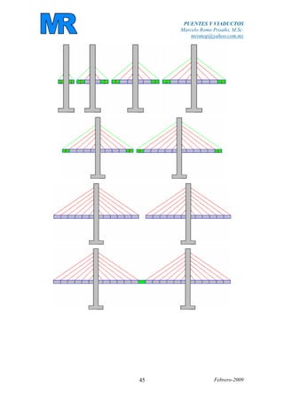 PUENTES Y VIADUCTOS
Marcelo Romo Proaño, M.Sc.
mromop@yahoo.com.mx
Febrero-200945
 