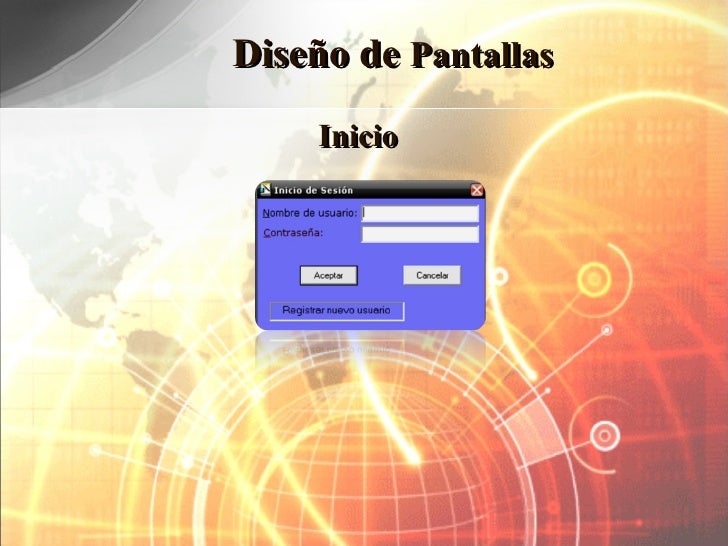 Resultado de imagen para Diseño de pantallas del sistema.