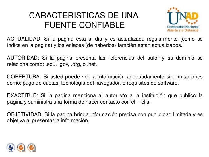 Diseño de tutoriales como identificar fuentes confiables