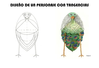 DISEÑO DE UN PERSONAJE CON TANGENCIAS Teresa G