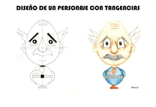 DISEÑO DE UN PERSONAJE CON TANGENCIAS Rebeca B