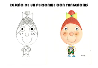DISEÑO DE UN PERSONAJE CON TANGENCIAS Noelia P