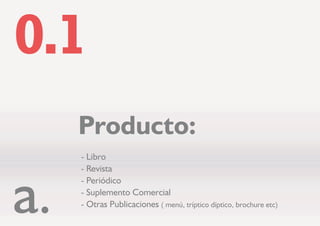 /LEUR
 5HYLVWD
 3HULyGLFR
 6XSOHPHQWR RPHUFLDO
 2WUDV 3XEOLFDFLRQHV  PHQ~ WUtSWLFR GtSWLFR EURFKXUH HWF 