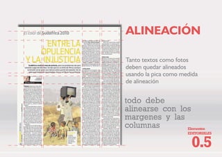 (OHPHQWRV
(',725,$/(6
(V OD PHGLGD GH
GLVWDQFLD HQ WLSRJUDItD
WUDGLFLRQDO HQWUH ORV
WLSyJUDIRV GH WUDGLFLyQ
DQJORVDMRQD  OD
VHSDUDFLyQ HQWUH IRWR
 WH[WR  PP y
 SXOJDGDV 
FP
/$6 3,$6
3LFDV
 