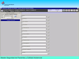 Diseño e implantación de briefings. Seguridad de turno, seguridad de pacientes en un servicio de urgencias