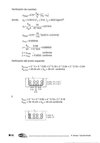 Diseño En Concreto Armado Ing. Roberto Morales Morales | PDF