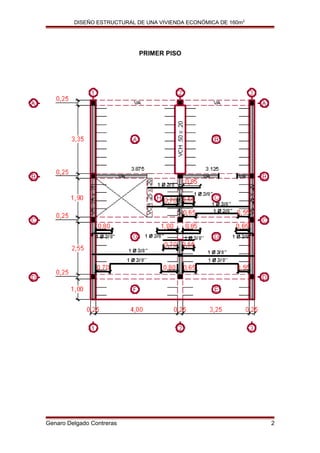 Diseño estructural de vivienda | PDF