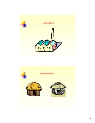 4
Invernaderos
Almacenamiento
 
