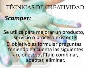 La generación de nuevas ideas y conceptos también se conoce como inventiva, pensamiento original o imaginación constructiva.