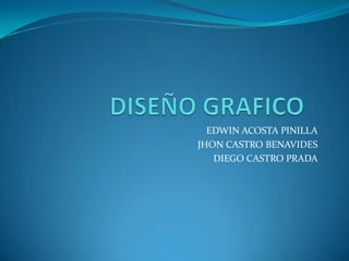 EDWIN ACOSTA PINILLA
JHON CASTRO BENAVIDES
   DIEGO CASTRO PRADA
 