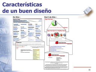 Características  de un buen diseño 