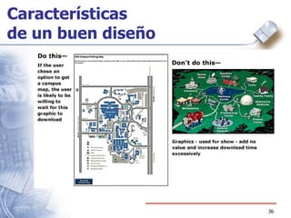 Características  de un buen diseño 
