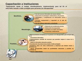 Confianza desde el trabajo individual y grupal.