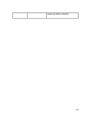 140 
campo de diseño industrial. 
 