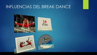 INFLUENCIAS DEL BREAK DANCE 
 