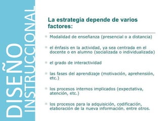 DISEÑO
INSTRUCCIONAL
 