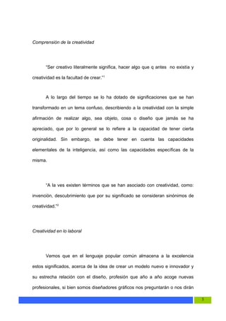 Diseo, Mas Que Creatividad