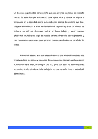 Diseo, Mas Que Creatividad