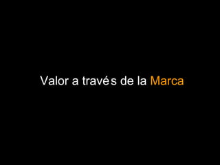 Valor a través de la  Marca 