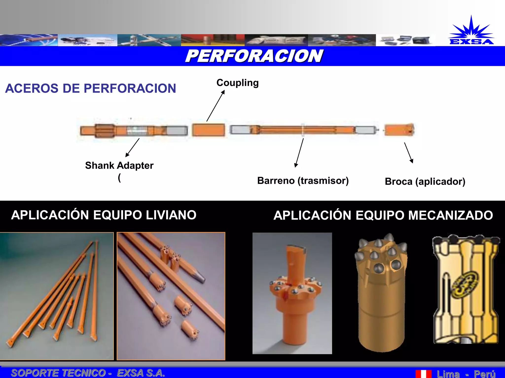 Diseño Perforación Voladura Tuneles EXSA 2011.ppt