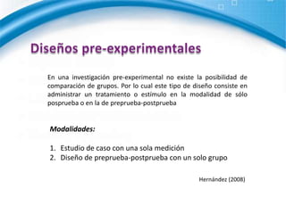 La falta de control y manipulación de posibles fuentes de invalidación de la investigación, lo que se traduce en una escasa validez interna de los resultados.García y Quintanal (2005)