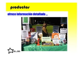 productos
ofrece información detallada …
 