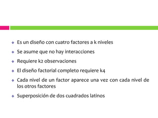 Utilizando un nivel de confianza del 95%, consultemos la F de las tablas de la distribución Fisher:Fa,g1,g2 -= F0.05, 4, 12 = 3.26,y esta es la misma para comparar contra la F calculada de las tres fuentes de variación, ya que estas tienen los mismos grados de  libertad.Para el lote:		Como la Fo (1.59) < F0.05, 4, 12 = 3.26, entonces   se Acepta Ho, el lote de material no es fuente de variación para la respuesta.Para el Operador:		Como la Fo (3.52) > F0.05, 4, 12 = 3.26, entonces se Rechaza Ho, el operador que prepara la dinamita, si influye en la explosividad de la misma.Para la Formula:		Como la Fo (7.73) > F0.05, 4, 12 = 3.26, entonces se Rechaza Ho, la formula que se utiliza para preparar la dinamita, contribuye a la explosividad de la misma. 