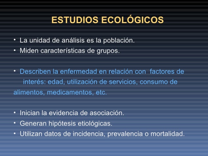 DiseñOs De Estudios EpidemiolóGicos