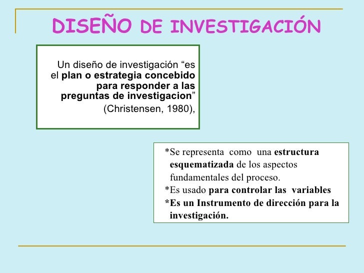 Diseños de investigacion hms Diseños de investigacion hms